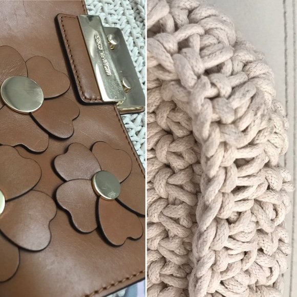 Michael Kors Sloan Floral Brown Leather Bag - Picture 5 of 7